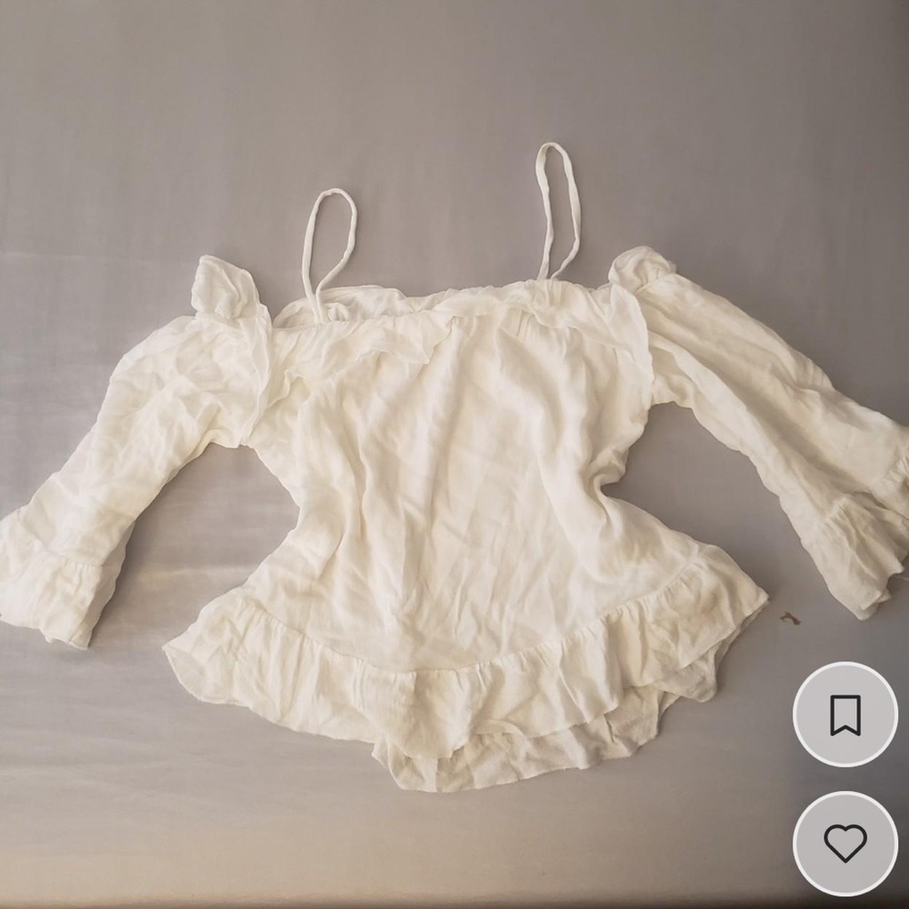 Vintage Off the Shoulder Blouse